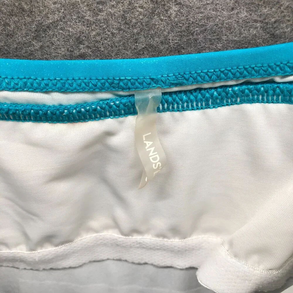 Lands' End Women's Blue Swim Top - Picture 5 of 10